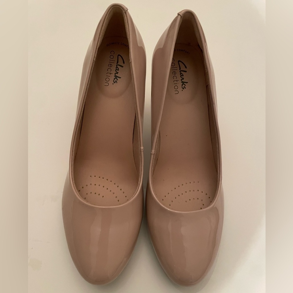 Clarks Ambyr Joy Platform Pumps Blush 8